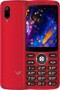 Кнопочный телефон Vertex D571 красный