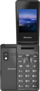 Кнопочный телефон Xenium X600 темно-серый