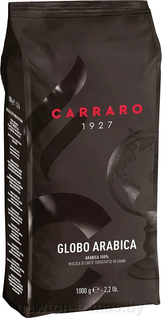 Кофе Carraro Globo Arabica в зернах 1 кг от компании Интернет-магазин Newton - фото 1