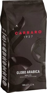 Кофе Carraro Globo Arabica в зернах 1 кг