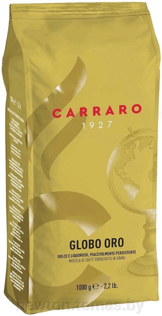 Кофе Carraro Globo Oro в зернах 1 кг от компании Интернет-магазин Newton - фото 1
