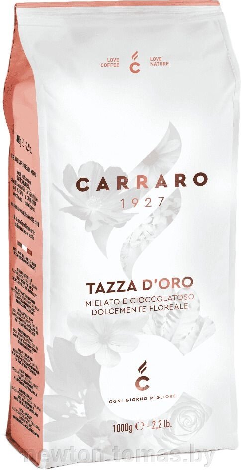 Кофе Carraro Tazza D'oro в зернах 1 кг от компании Интернет-магазин Newton - фото 1