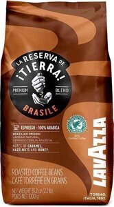 Кофе Lavazza La Reserva de iTierra! Brasile 100% Arabica зерновой 1 кг