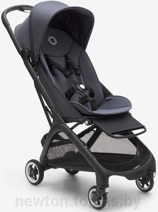 Коляска прогулочная «книга» Bugaboo Butterfly black/stormy blue от компании Интернет-магазин Newton - фото 1