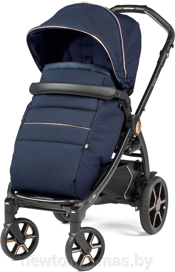 Коляска прогулочная «книга» Peg Perego Book New blue shine от компании Интернет-магазин Newton - фото 1