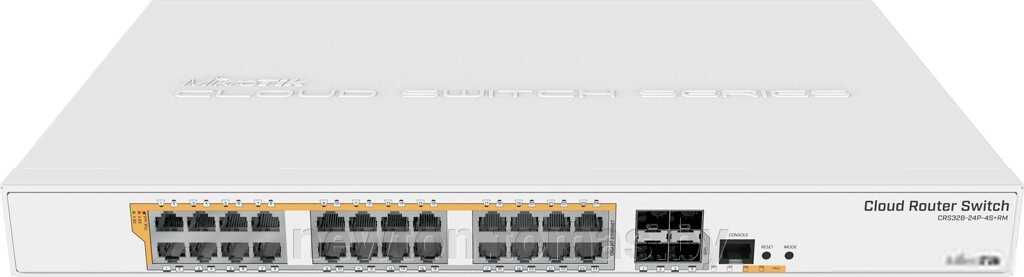 Коммутатор Mikrotik CRS328-24P-4S+RM от компании Интернет-магазин Newton - фото 1