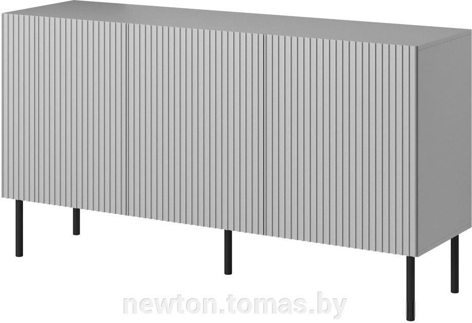 Комод Halmar Asensio KM-1 светло-серый/черный от компании Интернет-магазин Newton - фото 1