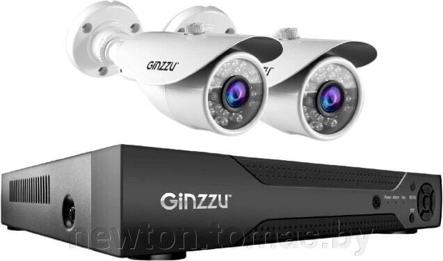 Комплект видеонаблюдения Ginzzu HK-427N от компании Интернет-магазин Newton - фото 1