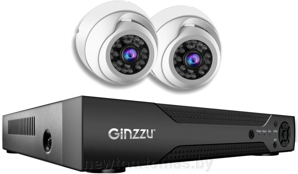 Комплект видеонаблюдения Ginzzu HK-429N от компании Интернет-магазин Newton - фото 1