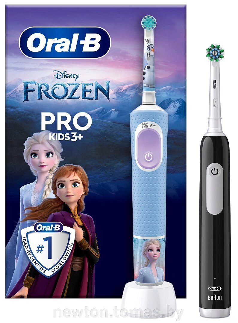 Комплект зубных щеток Oral-B Pro Series 1 + Oral-B Pro Kids Frozen 8006540784372 от компании Интернет-магазин Newton - фото 1