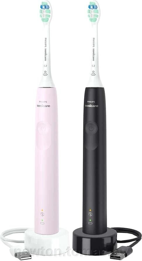 Комплект зубных щеток Philips Sonicare 3100 series HX3675/15 от компании Интернет-магазин Newton - фото 1