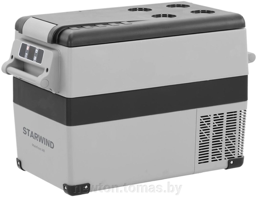 Компрессорный автохолодильник StarWind Mainfrost M8 45л серый от компании Интернет-магазин Newton - фото 1