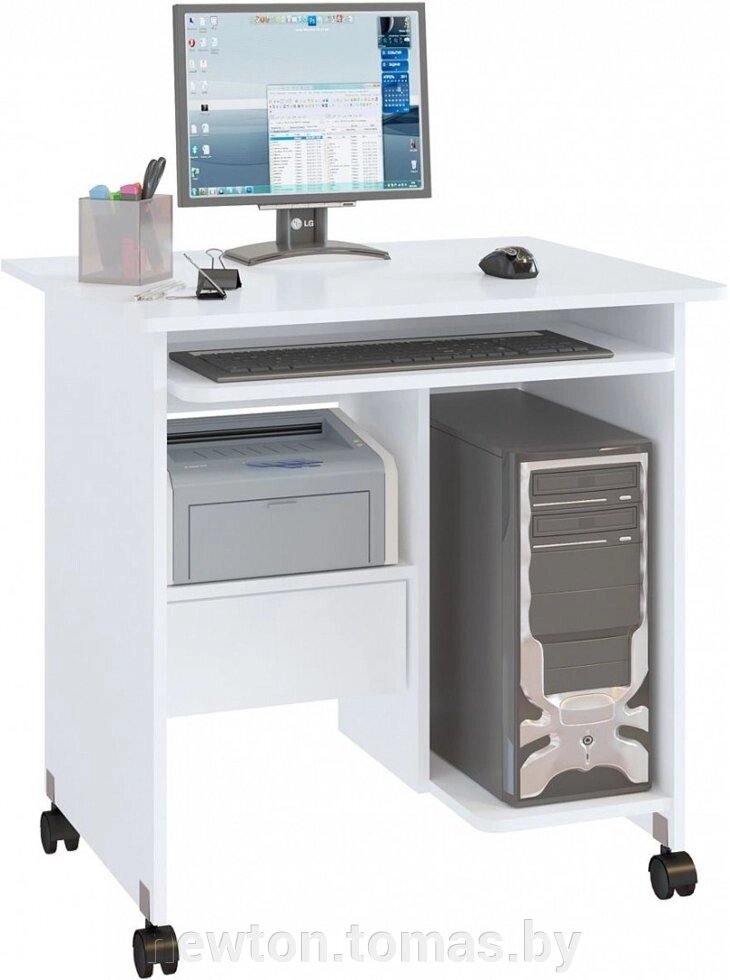Компьютерный стол Сокол КСТ-10.1 белый от компании Интернет-магазин Newton - фото 1