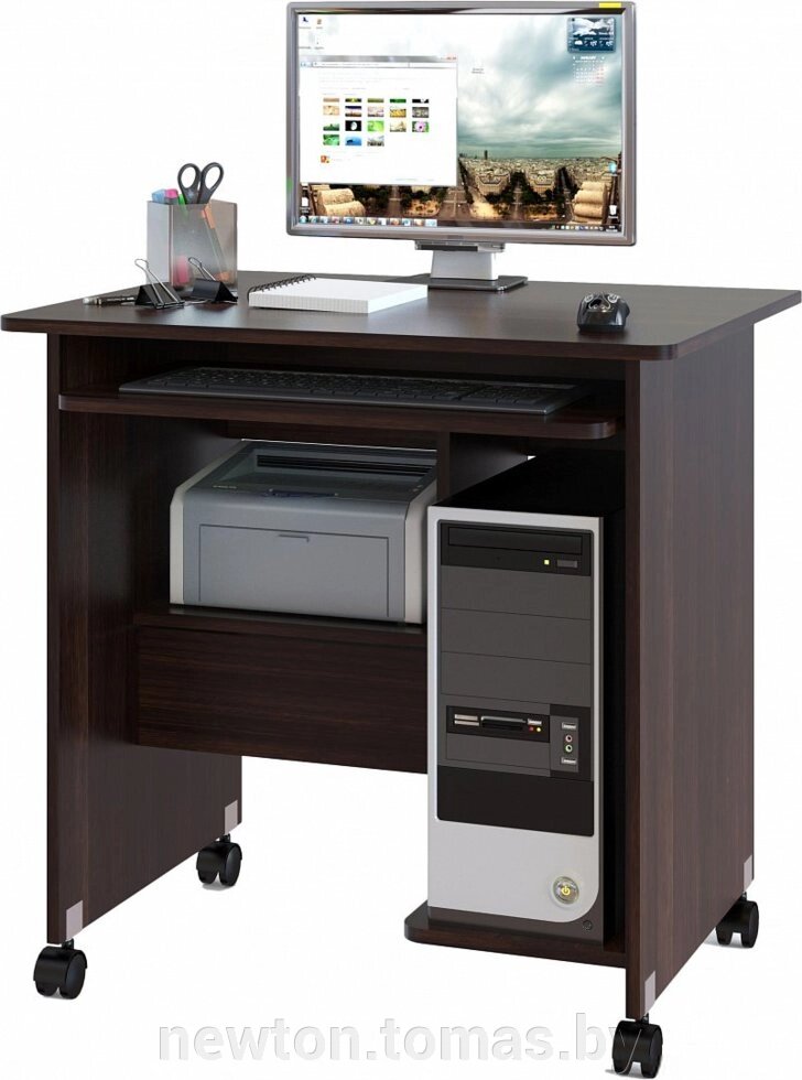 Компьютерный стол Сокол КСТ-10.1 венге от компании Интернет-магазин Newton - фото 1