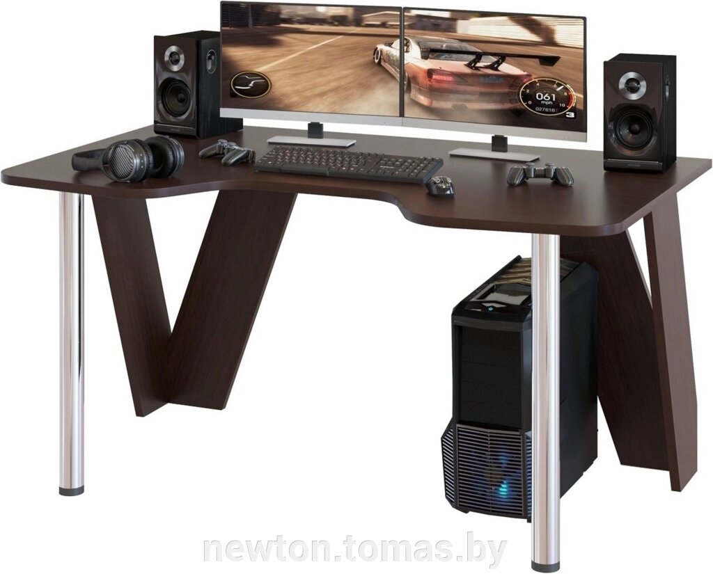 Компьютерный стол Сокол КСТ-116 венге от компании Интернет-магазин Newton - фото 1