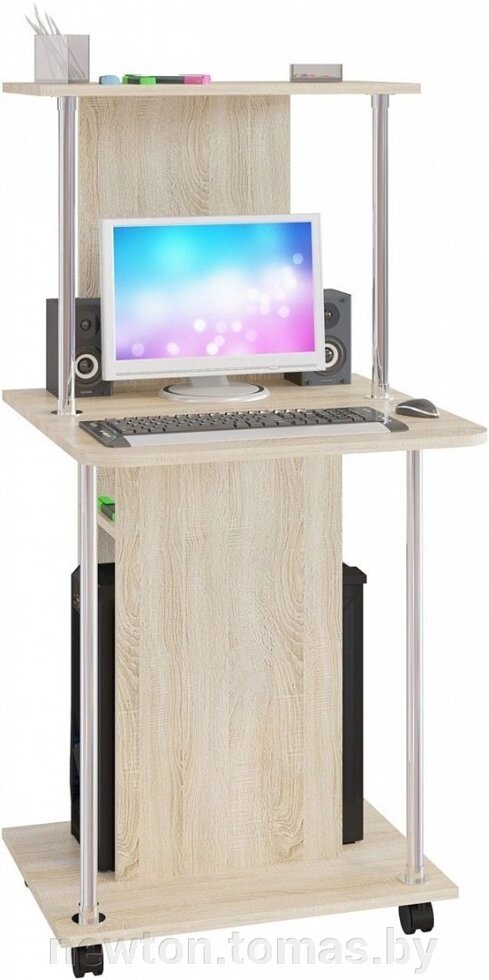 Компьютерный стол Сокол КСТ-12 дуб сонома от компании Интернет-магазин Newton - фото 1