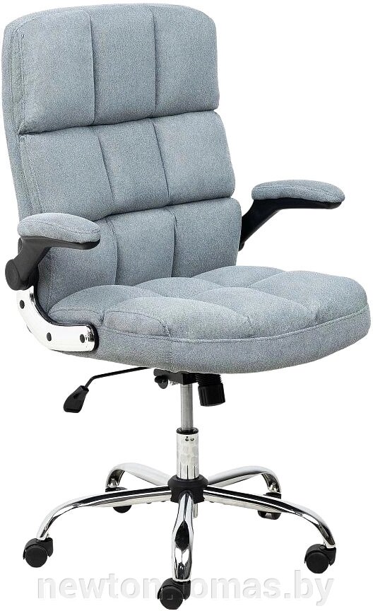 Кресло AksHome Caesar Chrome вельвет, серый от компании Интернет-магазин Newton - фото 1