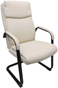 Кресло AksHome Lima Eco кремовый/черный
