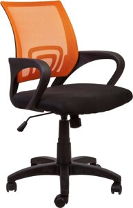 Кресло AksHome Ricci черный/оранжевый