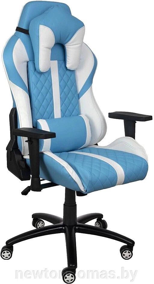 Кресло AksHome Sprinter Eco 74998 голубой/белый от компании Интернет-магазин Newton - фото 1