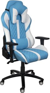 Кресло AksHome Sprinter Eco 74998 голубой/белый