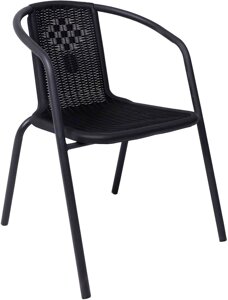 Кресло AksHome Verona PE черный/сталь черная