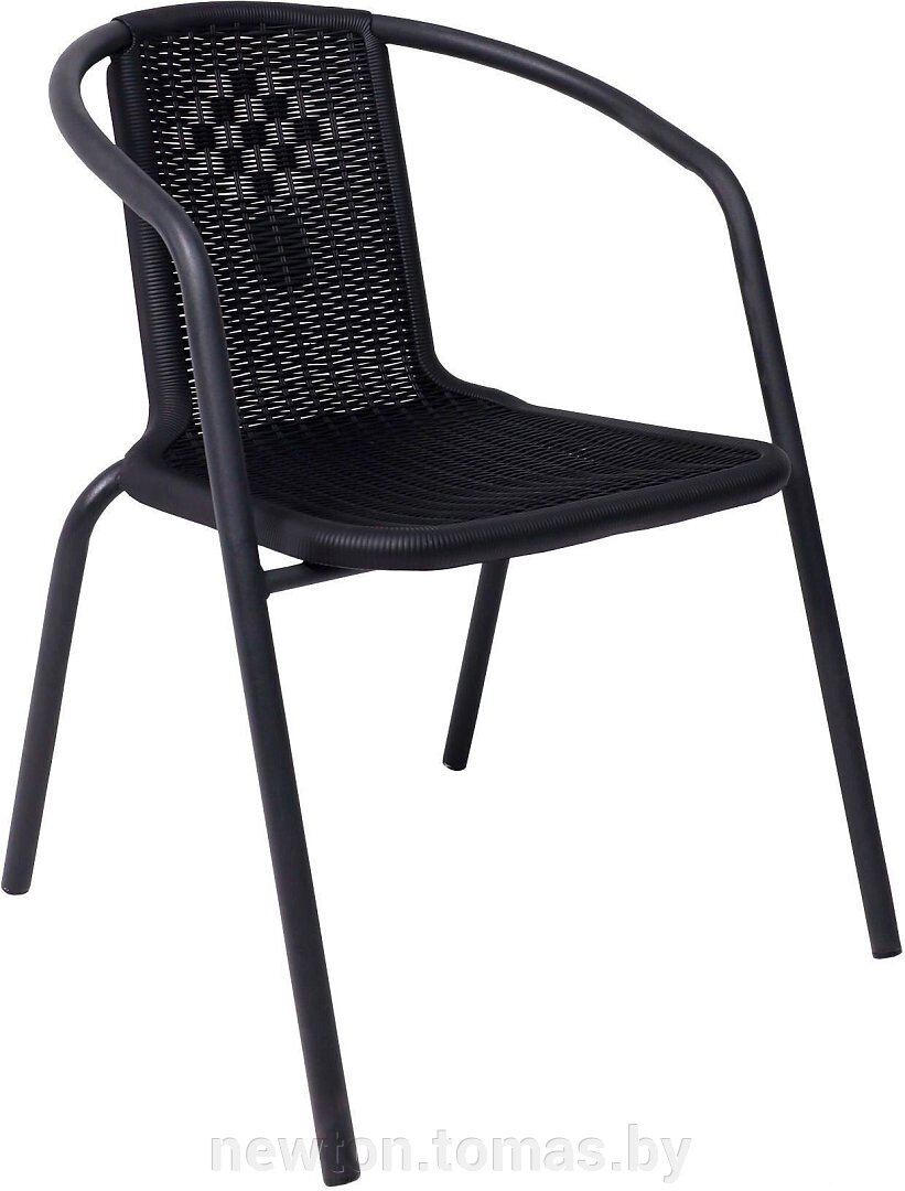 Кресло AksHome Verona PP черный/сталь черная от компании Интернет-магазин Newton - фото 1