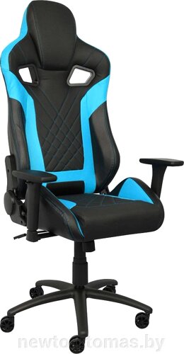 Кресло AksHome Viking голубой/черный