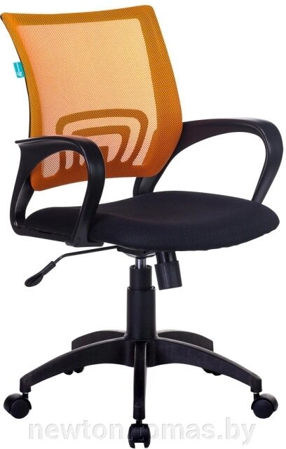 Кресло Бюрократ CH-695N/OR/TW-11 черный/оранжевый от компании Интернет-магазин Newton - фото 1