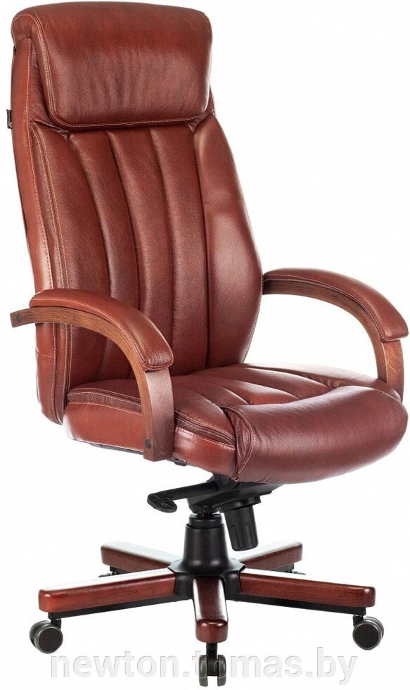Кресло Бюрократ T-9922WALNUT/CHOK светло-коричневый от компании Интернет-магазин Newton - фото 1