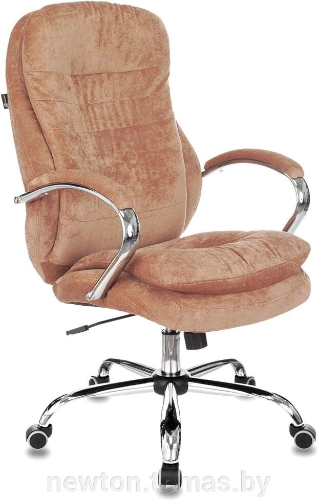 Кресло Бюрократ T-9950SL Fabric светло-коричневый Velvet 90 от компании Интернет-магазин Newton - фото 1