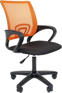 Кресло CHAIRMAN 696 LT черный/оранжевый