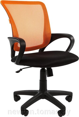 Кресло CHAIRMAN 969 черный/оранжевый