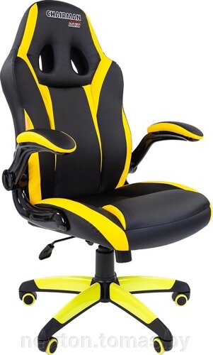 Кресло CHAIRMAN Game 15 черный/желтый
