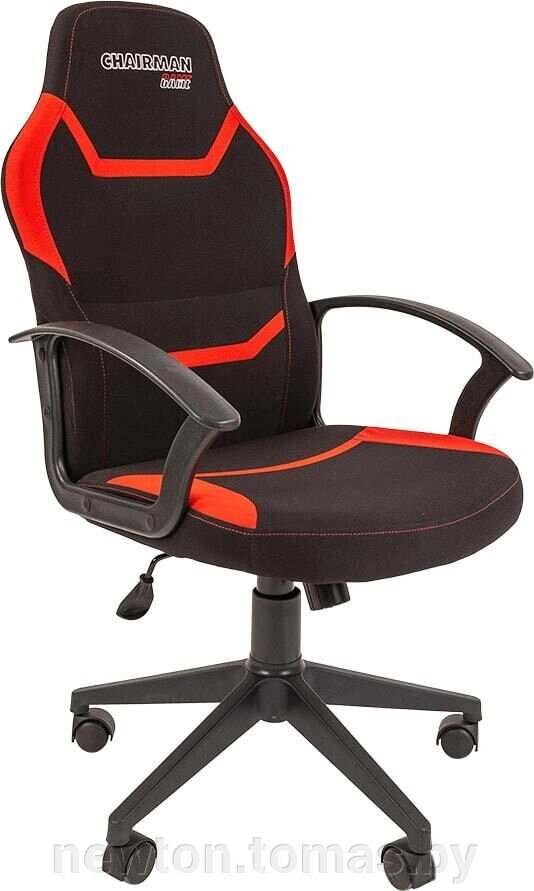 Кресло CHAIRMAN Game 9 черный/красный от компании Интернет-магазин Newton - фото 1
