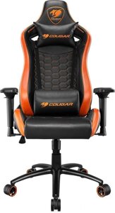 Кресло Cougar Outrider S черный/оранжевый