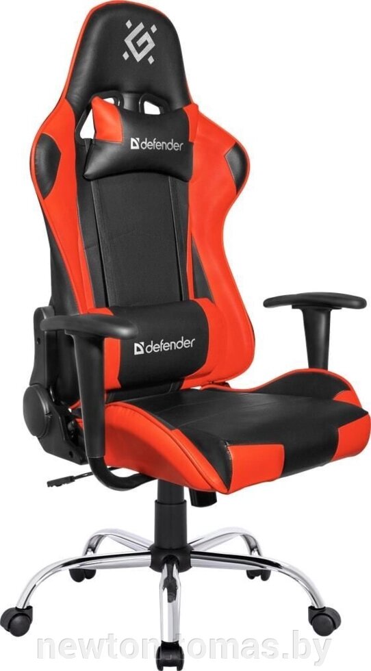 Кресло Defender Azgard черный/красный от компании Интернет-магазин Newton - фото 1
