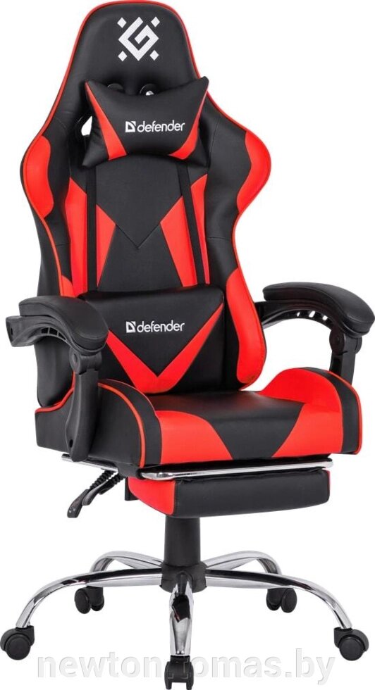 Кресло Defender Pilot черный/красный от компании Интернет-магазин Newton - фото 1