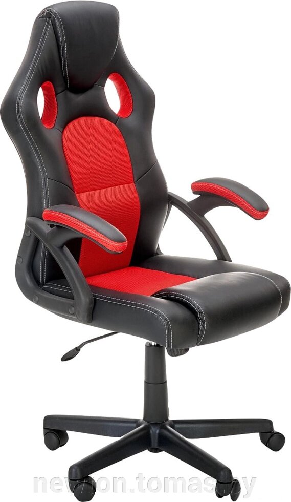 Кресло Halmar Berkel черный/красный от компании Интернет-магазин Newton - фото 1