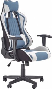 Кресло Halmar Cayman светло-серый/бирюзовый