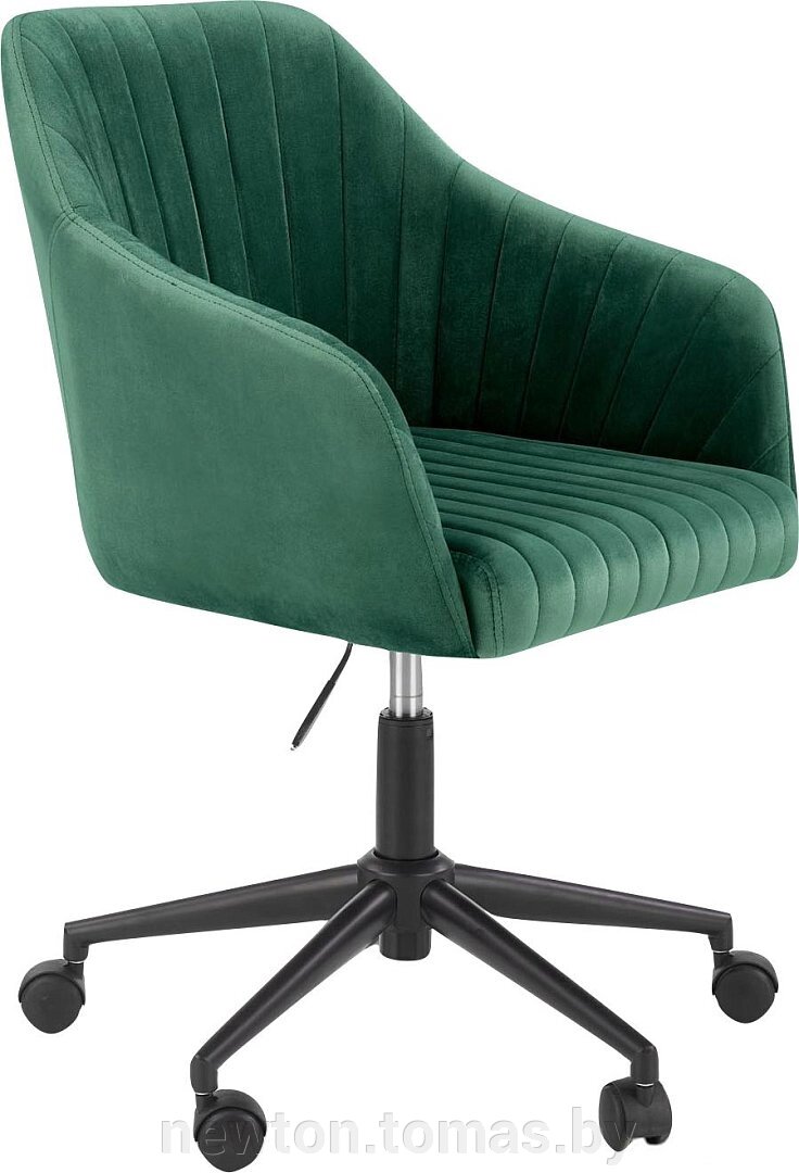 Кресло Halmar Fresco темно-зеленый/черный от компании Интернет-магазин Newton - фото 1