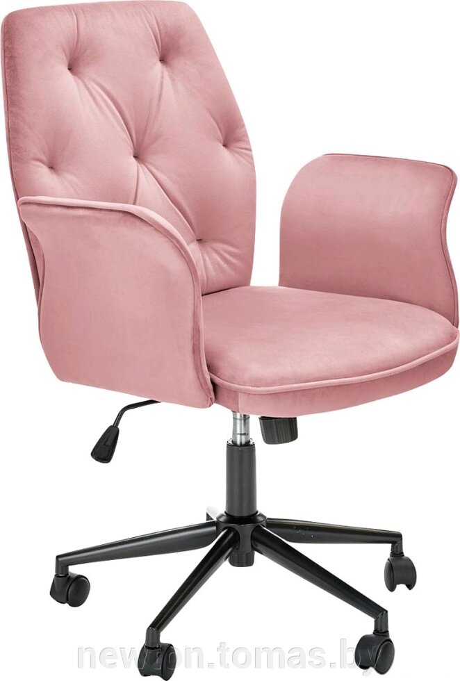 Кресло Halmar Tulip розовый/черный от компании Интернет-магазин Newton - фото 1