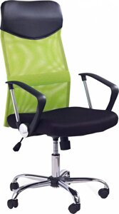 Кресло Halmar VIRE черный/зеленый