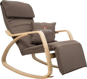 Кресло-качалка Calviano Comfort 1 коричневый