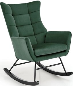 Кресло-качалка Halmar Bazalto зеленый