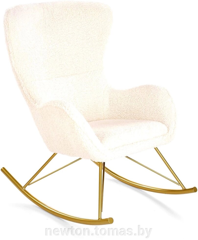 Кресло-качалка Halmar Liberto кремовый/золотой от компании Интернет-магазин Newton - фото 1