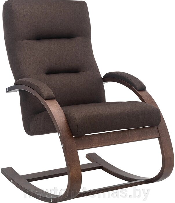 Кресло-качалка Leset Милано венге/малмо 28/коричневый от компании Интернет-магазин Newton - фото 1