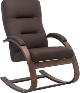 Кресло-качалка Leset Милано венге/малмо 28/коричневый