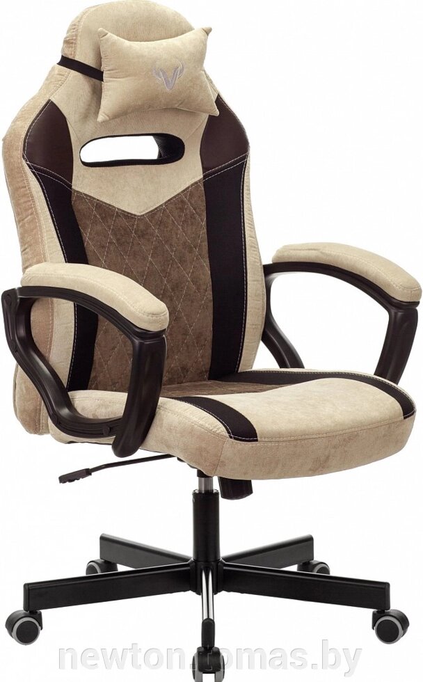 Кресло Knight Viking 6 BR Fabric коричневый/бежевый от компании Интернет-магазин Newton - фото 1