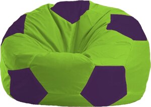 Кресло-мешок Flagman Мяч Стандарт М1.1-155 салатовый/фиолетовый